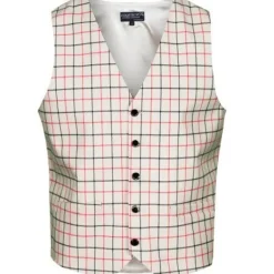Equetech Men's Classic Tattersall Check Waistcoat
