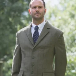 Equetech Mens Foxbury Tweed Riding Jacket