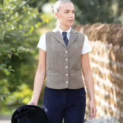 Equetech Women's Foxbury Lapel Showing Waistcoat