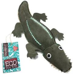Green & Wild's Colin the Crocodile Eco Dog Toy