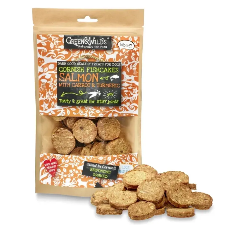 Green & Wild's Cornish Fishcakes - Salmon, Carrot & Turmeric