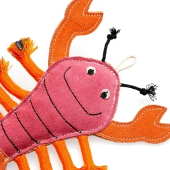 Green & Wild's Larry The Lobster Eco Dog Toy