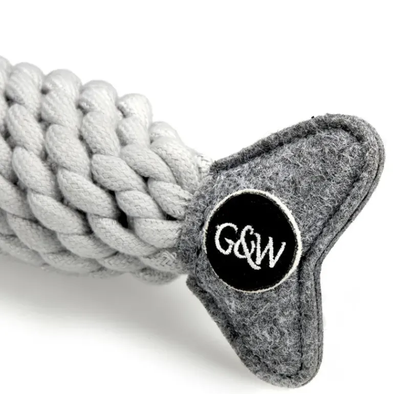 Green & Wild's Roger the Ropefish Eco Dog Toy
