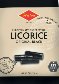 Halva Finnish Soft Eating Liquorice - Black