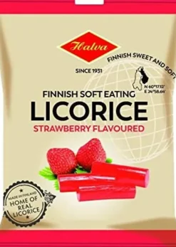 Halva Finnish Soft Eating Liquorice - Strawberry