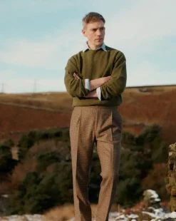 Harley of Scotland Men's Crew Neck Sweater