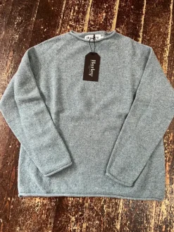Harley of Scotland Women's Roll Edge Super Soft Knit Sweater
