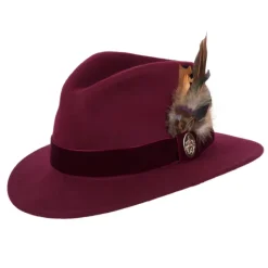 Hicks & Brown Chelsworth Fedora (Coque & Pheasant Feather)