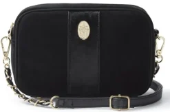Hicks & Brown Melton Cross Body Bag Black One Size