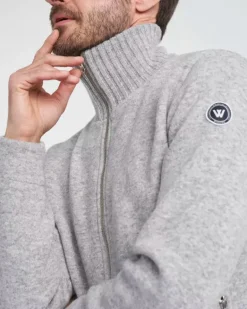 Holebrook Mans Zip Windproof Jumper