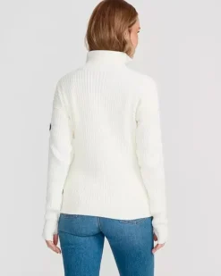 Holebrook Sweden Women's Valborg Knitted Windproof T-Neck Sweater