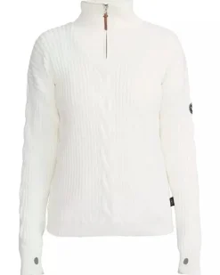 Holebrook Sweden Women's Valborg Knitted Windproof T-Neck Sweater