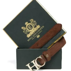 Holland Cooper Atelier Slim Logo Belt