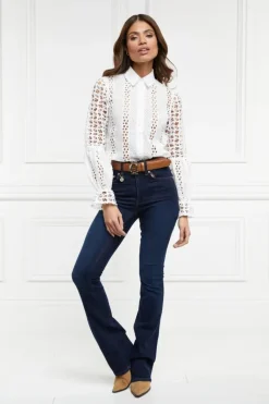 Holland Cooper Broderie Lace Shirt