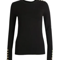 Holland Cooper Button Knit Crew Neck