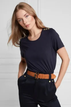 Holland Cooper Relax Fit Crew Neck Tee