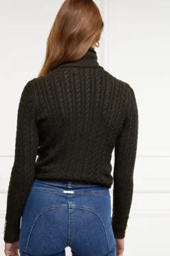 Holland Cooper Women's Seattle Roll Neck Cable Knit Jumper