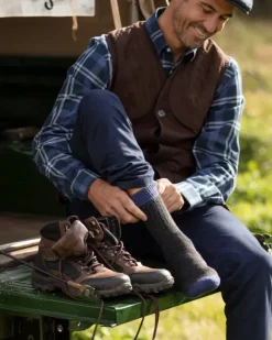 House Of Cheviot Glen Merino/Wool Blend Socks