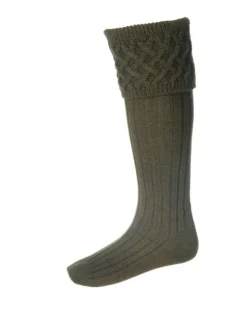 House Of Cheviot Men's Rannoch Sock Spruce