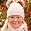 Hy Equestrian Morzine Children's Bobble Hat