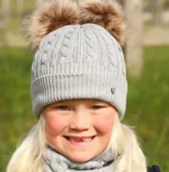 Hy Equestrian Morzine Children's Bobble Hat