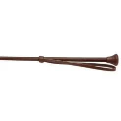 Hy Equestrian Riding Whip with Leather Accessories