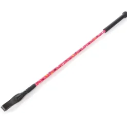 HY Equestrian Silver Riding Whip