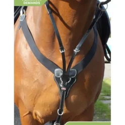 John Whitaker Eastwood Elasticated V-Check Breastplate
