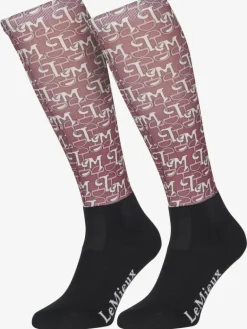 LeMieux "LM" Footsies Socks