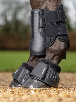 LeMieux ProSport Rubber Bell Boots with Fleece