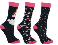 Little Unicorn Socks by Little Rider (Pack of 3)