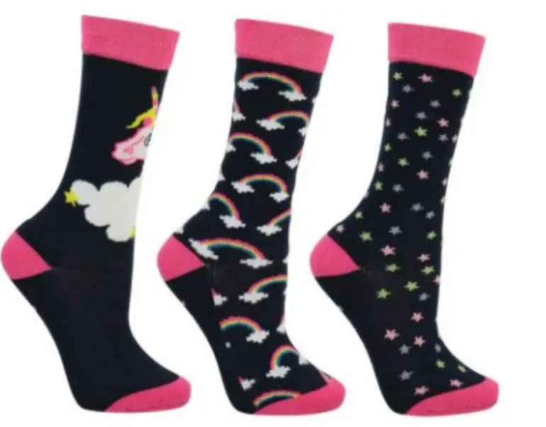 Little Unicorn Socks by Little Rider (Pack of 3)