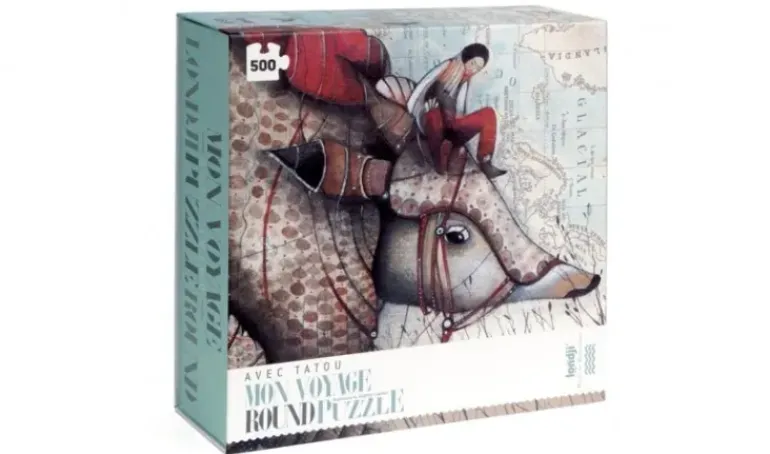 Londji Avec Tatou Round Puzzle