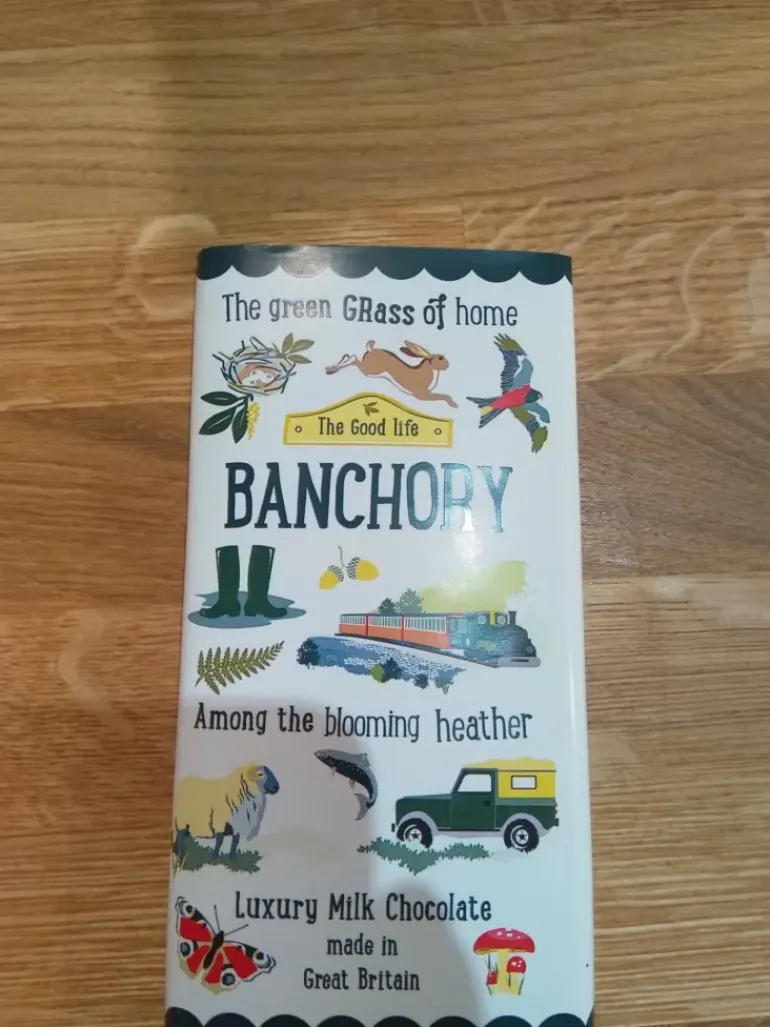 Love Your Nation Banchory Chocolate Bar 85g