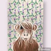 McMoo Miss Thistle Tea Towel