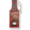 McMoo Tartan Paint Bottle Opener with Magnet