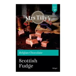Mrs Tilly's Belgian Chocolate Fudge 150g