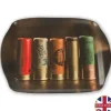 Old Shotgun Cartridges Medium Melamine Serving Tray by Charles Sainsbury-Plaice