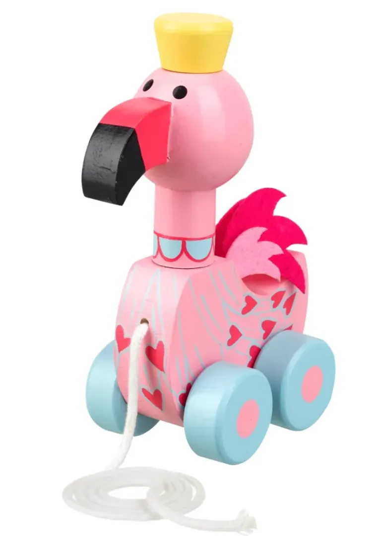 Orange Tree Toys Flamingo Pull Along