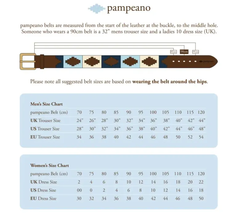 Pampeano Hermoso Skinny Polo Belt
