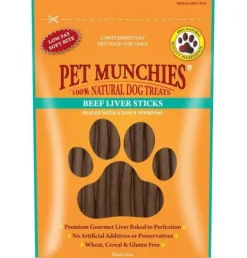 Pet Munchies Beef Liver Sticks 90g