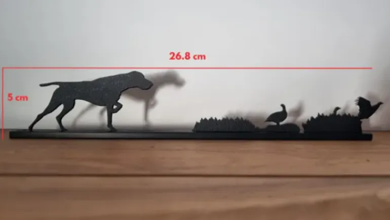 ShadowShapes German Pointer Flushing Grouse