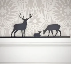 ShadowShapes Red Deer Family Group