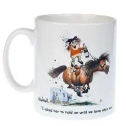 Thelwell Horse Riding & Pony Mug - Celebration by Charles Sainsbury-Plaice