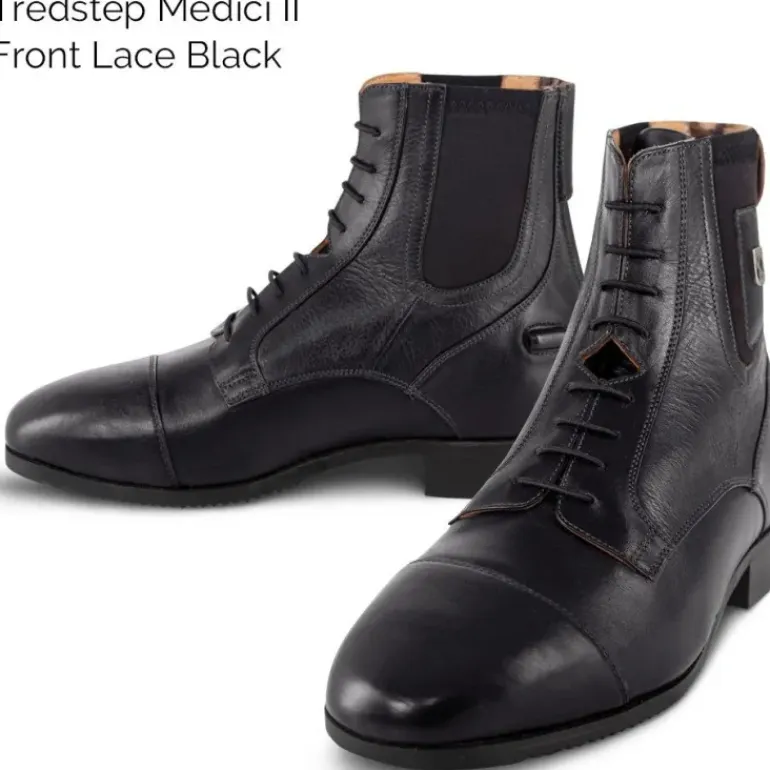Tredstep Ireland Medici II Lace And Rear Zip Boots Jodhpur Boots