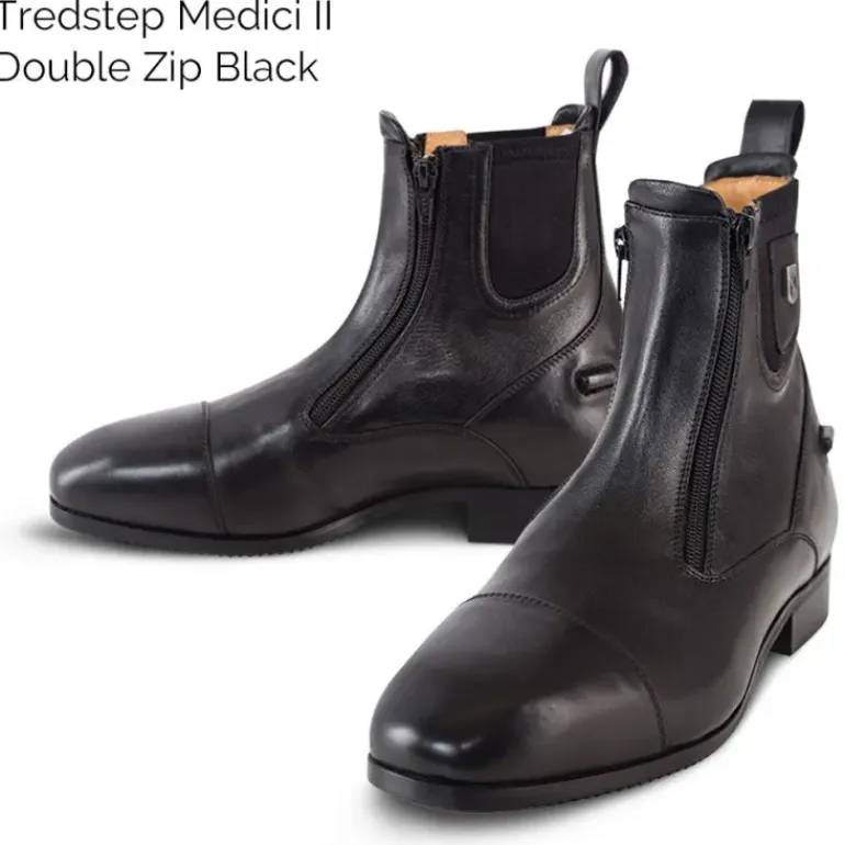 Tredstep Ireland Medici II Lace And Rear Zip Boots Jodhpur Boots
