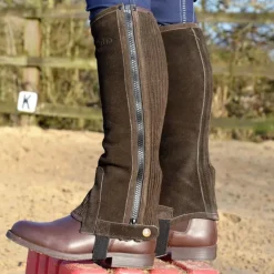 Tuffa Adult/Child Suede Half Chaps