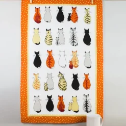 Ulster Weavers Cotton Tea Towel Cats In Waiting