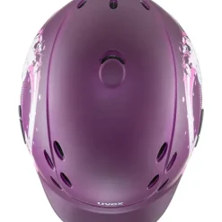 Uvex Onyxx Kids Riding Helmet Princess Berry Matt