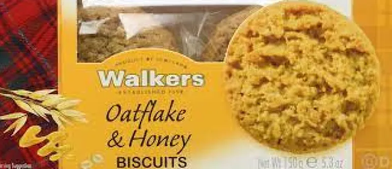 Walkers Oatflake & Honey Biscuits 150g